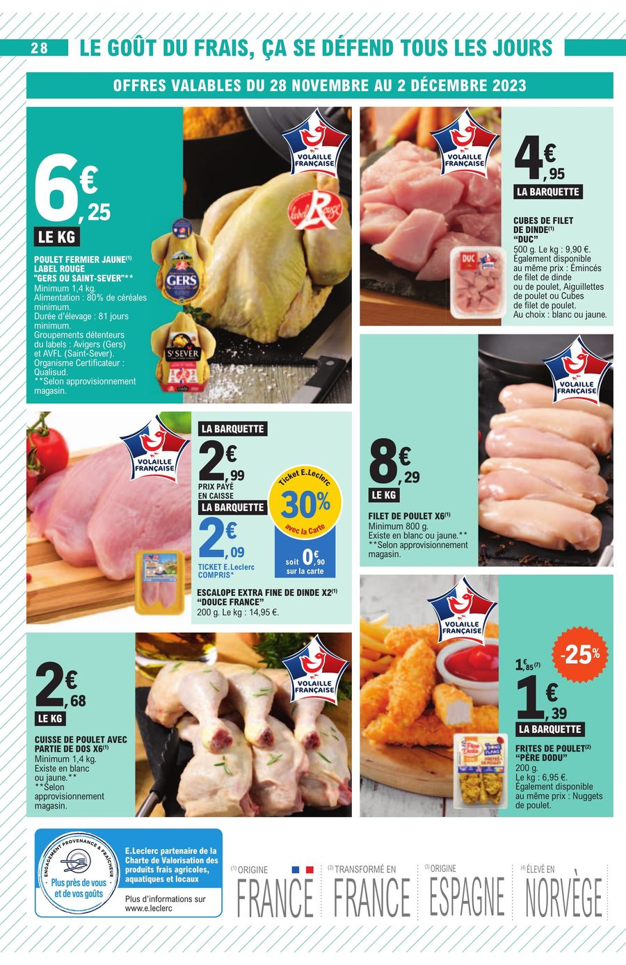 Catalogue E.leclerc 28 Nov – 9 Déc 2023 Page 28