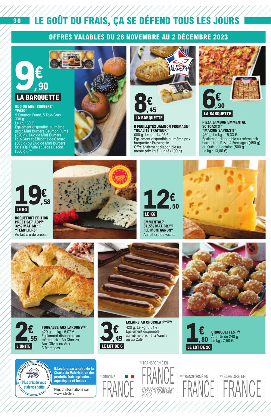 Catalogue E.leclerc 28 Nov – 9 Déc 2023 Page 30