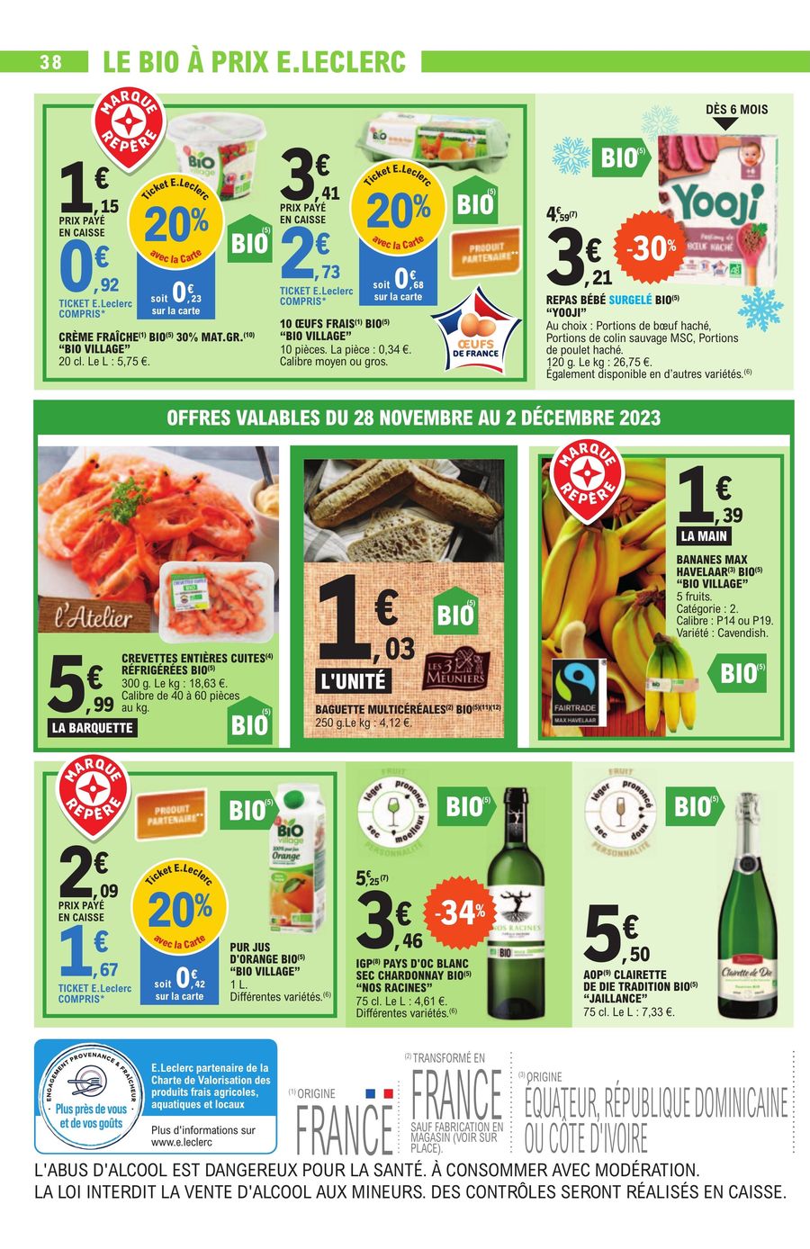 Catalogue E.leclerc 28 Nov – 9 Déc 2023 Page 38