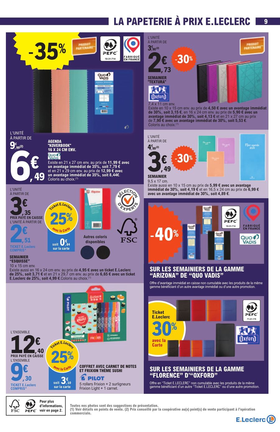 Catalogue E.leclerc 28 Nov – 9 Déc 2023 Page 9