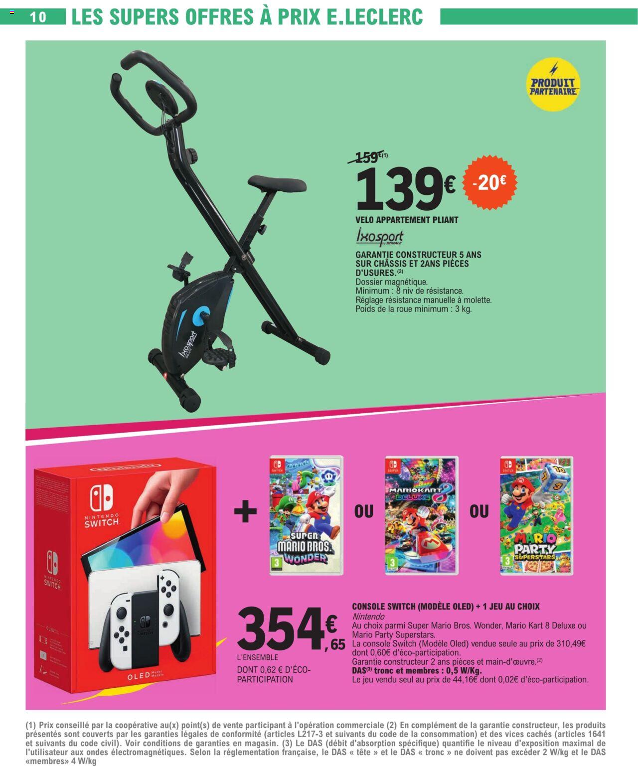 Catalogue E.leclerc 3 – 13 Janvier 2024 Page 10