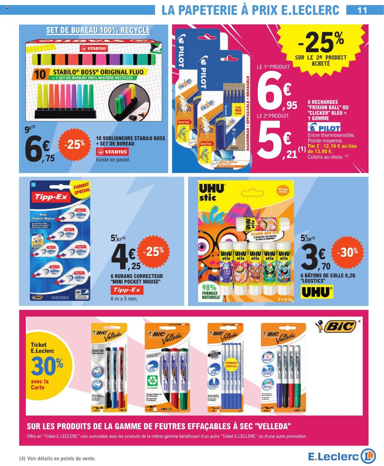 Catalogue E.leclerc 3 – 13 Janvier 2024 Page 11