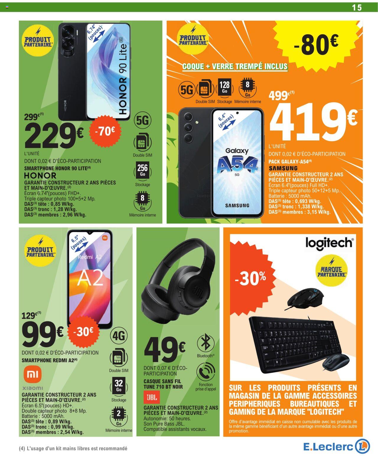 Catalogue E.leclerc 3 – 13 Janvier 2024 Page 15