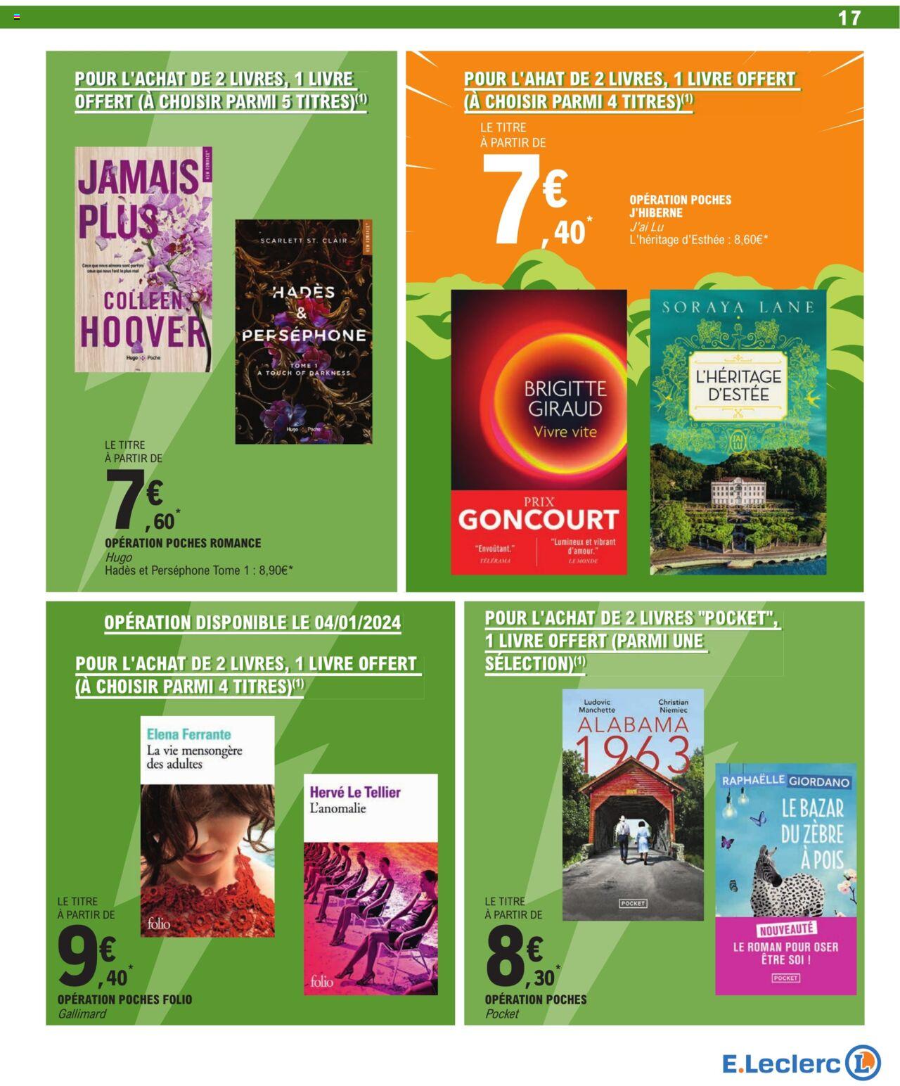 Catalogue E.leclerc 3 – 13 Janvier 2024 Page 17