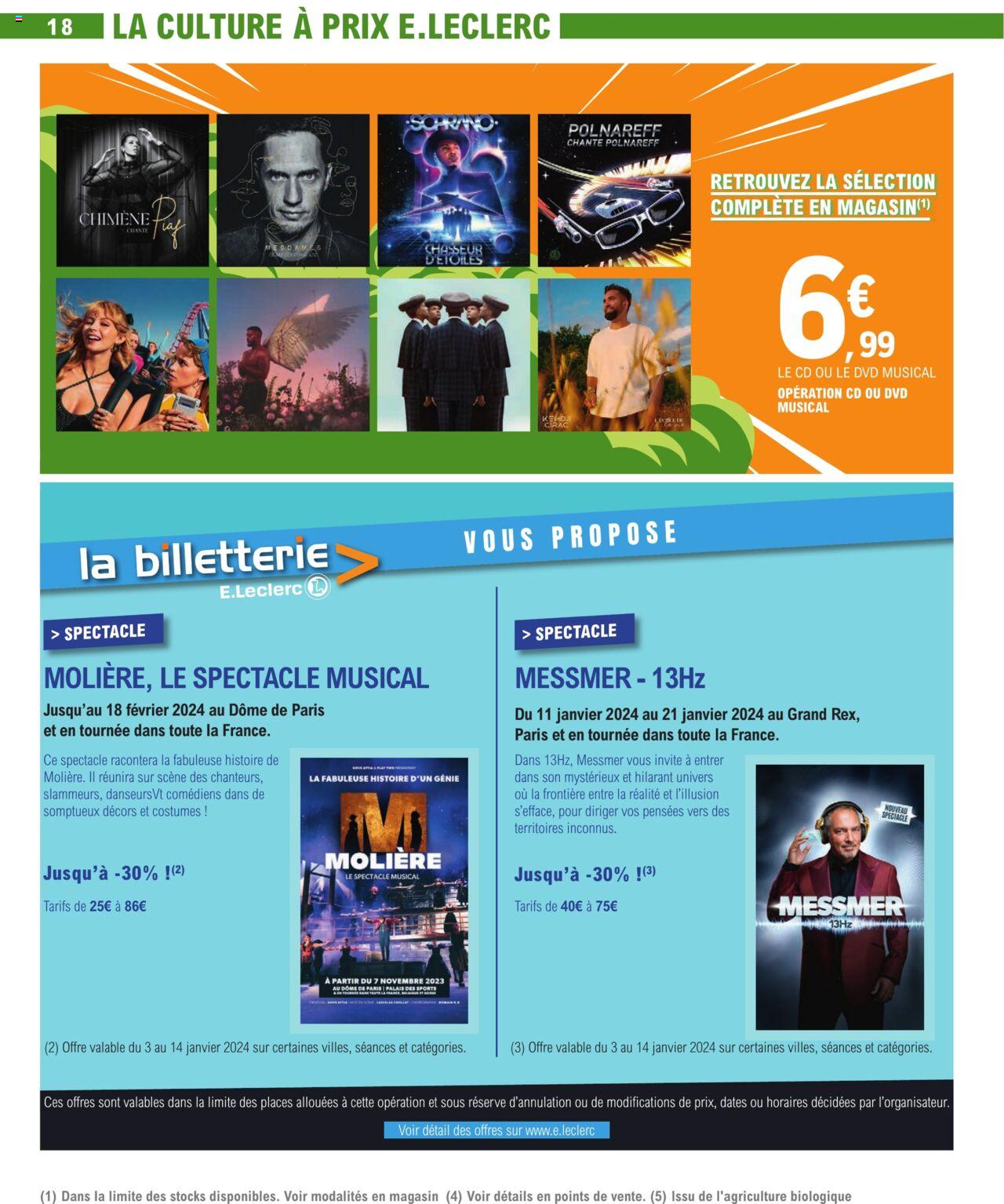 Catalogue E.leclerc 3 – 13 Janvier 2024 Page 18