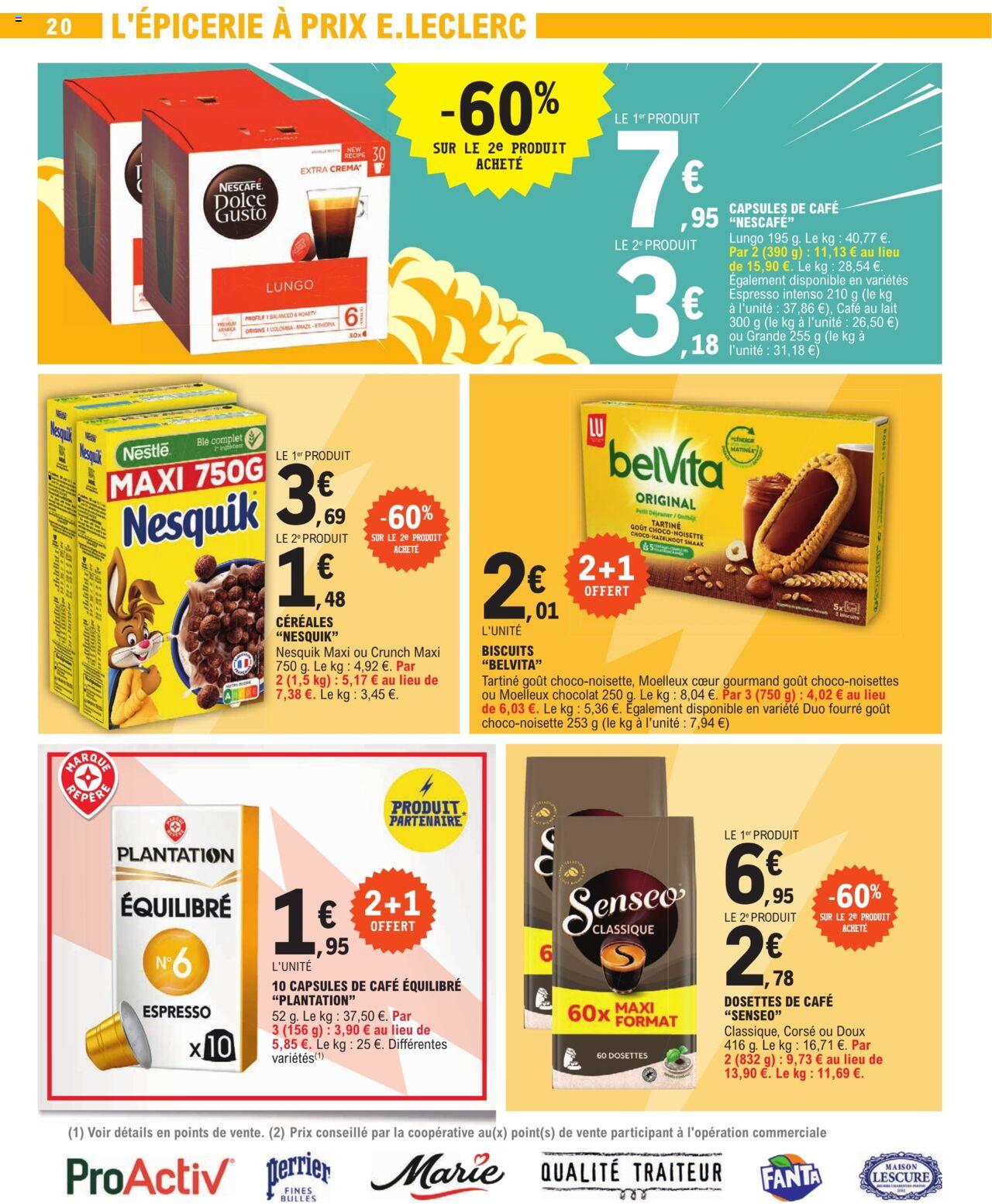 Catalogue E.leclerc 3 – 13 Janvier 2024 Page 20
