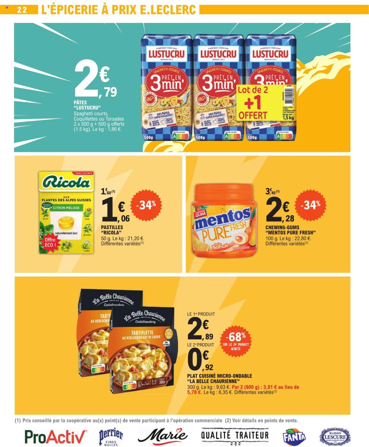 Catalogue E.leclerc 3 – 13 Janvier 2024 Page 22