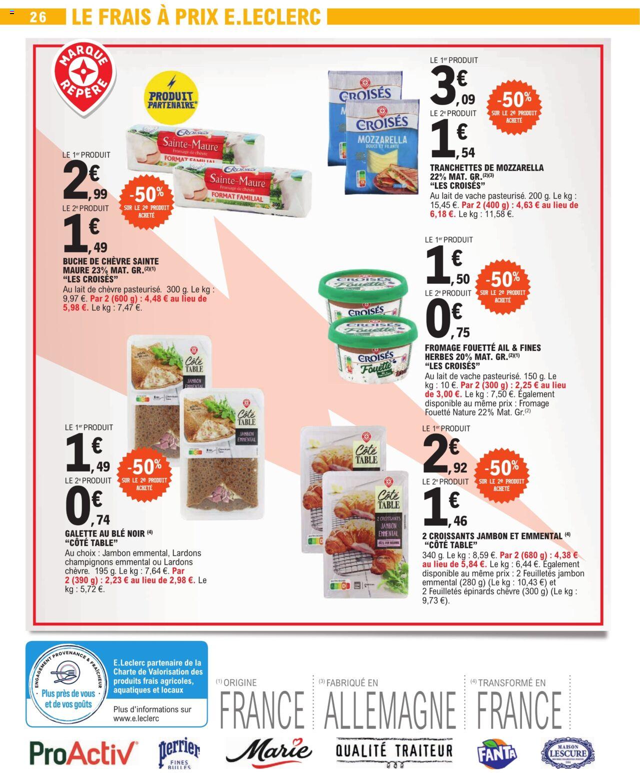Catalogue E.leclerc 3 – 13 Janvier 2024 Page 26