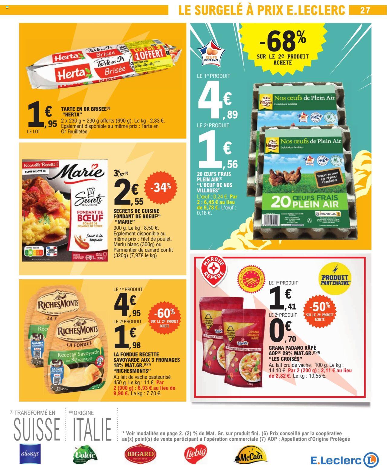 Catalogue E.leclerc 3 – 13 Janvier 2024 Page 27