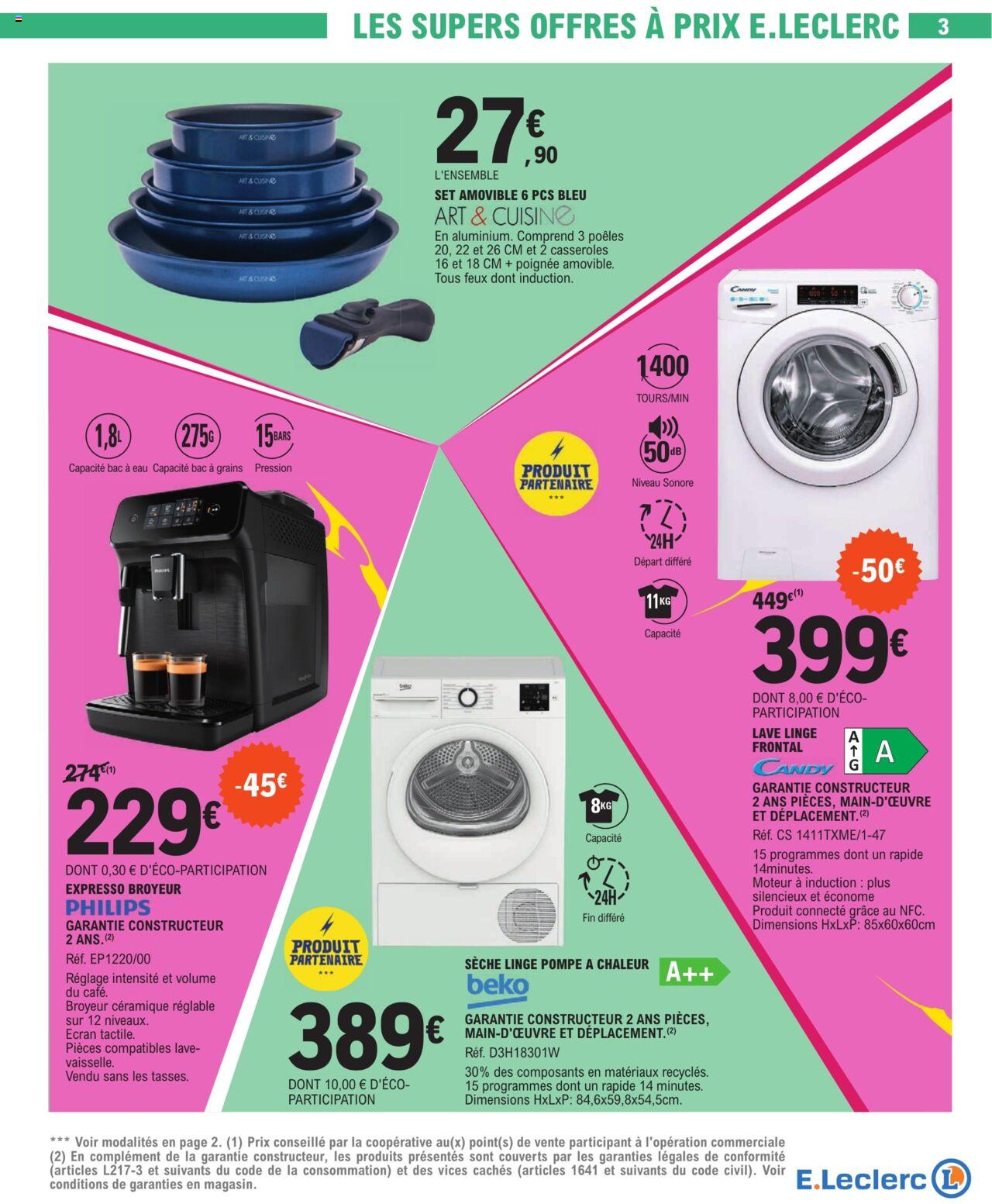Catalogue E.leclerc 3 – 13 Janvier 2024 Page 3