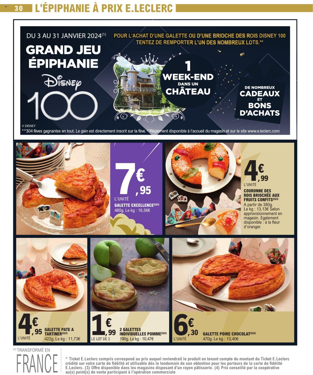 Catalogue E.leclerc 3 – 13 Janvier 2024 Page 30