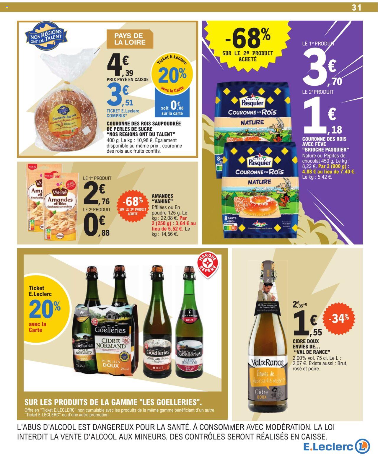Catalogue E.leclerc 3 – 13 Janvier 2024 Page 31