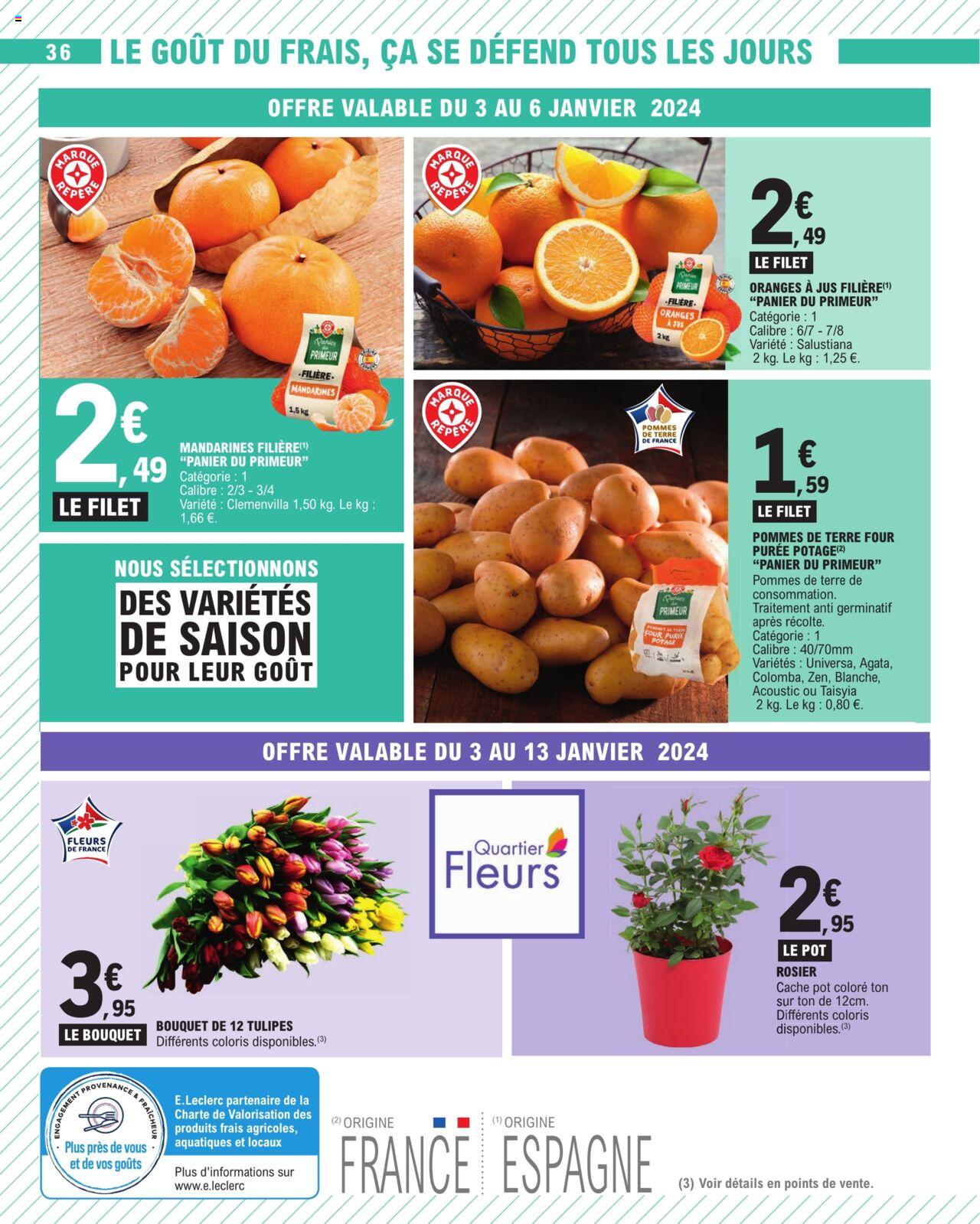 Catalogue E.leclerc 3 – 13 Janvier 2024 Page 36