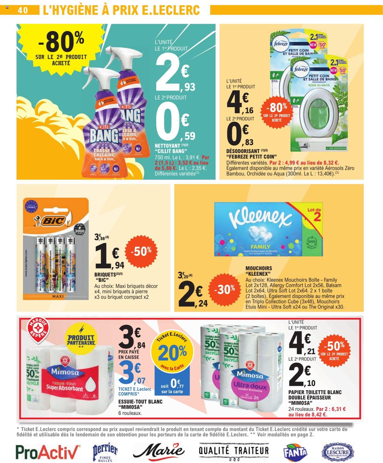 Catalogue E.leclerc 3 – 13 Janvier 2024 Page 40