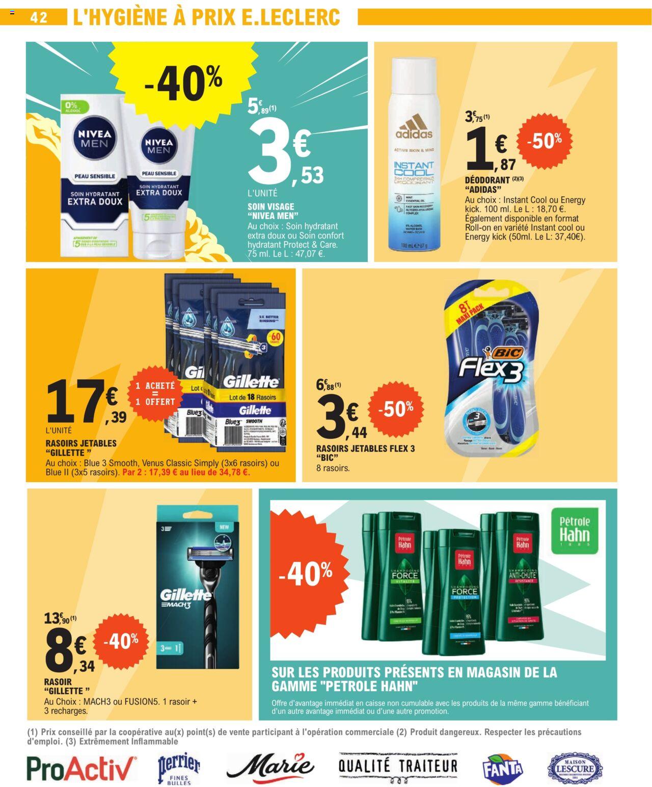 Catalogue E.leclerc 3 – 13 Janvier 2024 Page 42