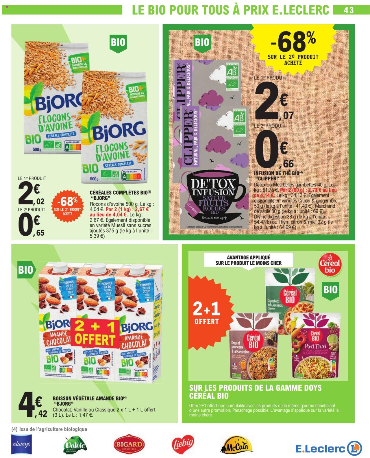 Catalogue E.leclerc 3 – 13 Janvier 2024 Page 43
