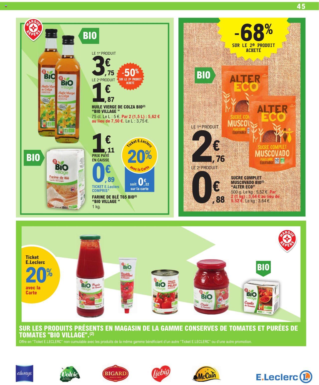 Catalogue E.leclerc 3 – 13 Janvier 2024 Page 45