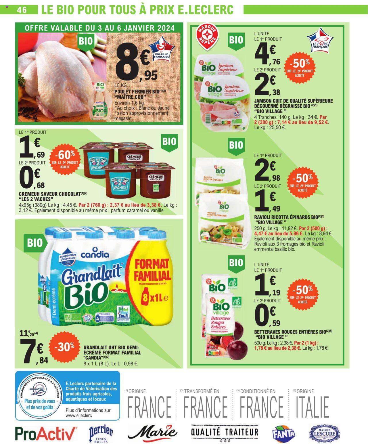 Catalogue E.leclerc 3 – 13 Janvier 2024 Page 46