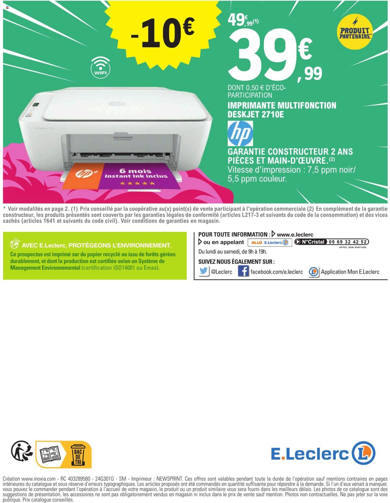 Catalogue E.leclerc 3 – 13 Janvier 2024 Page 48