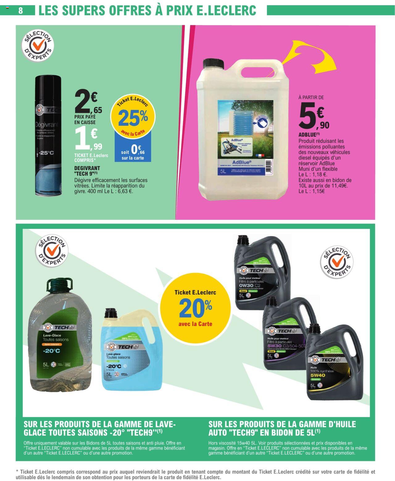 Catalogue E.leclerc 3 – 13 Janvier 2024 Page 8