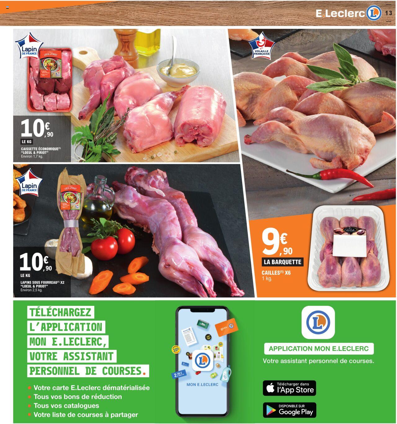 Catalogue E.leclerc 3 – 14 Janvier 2024 Page 13