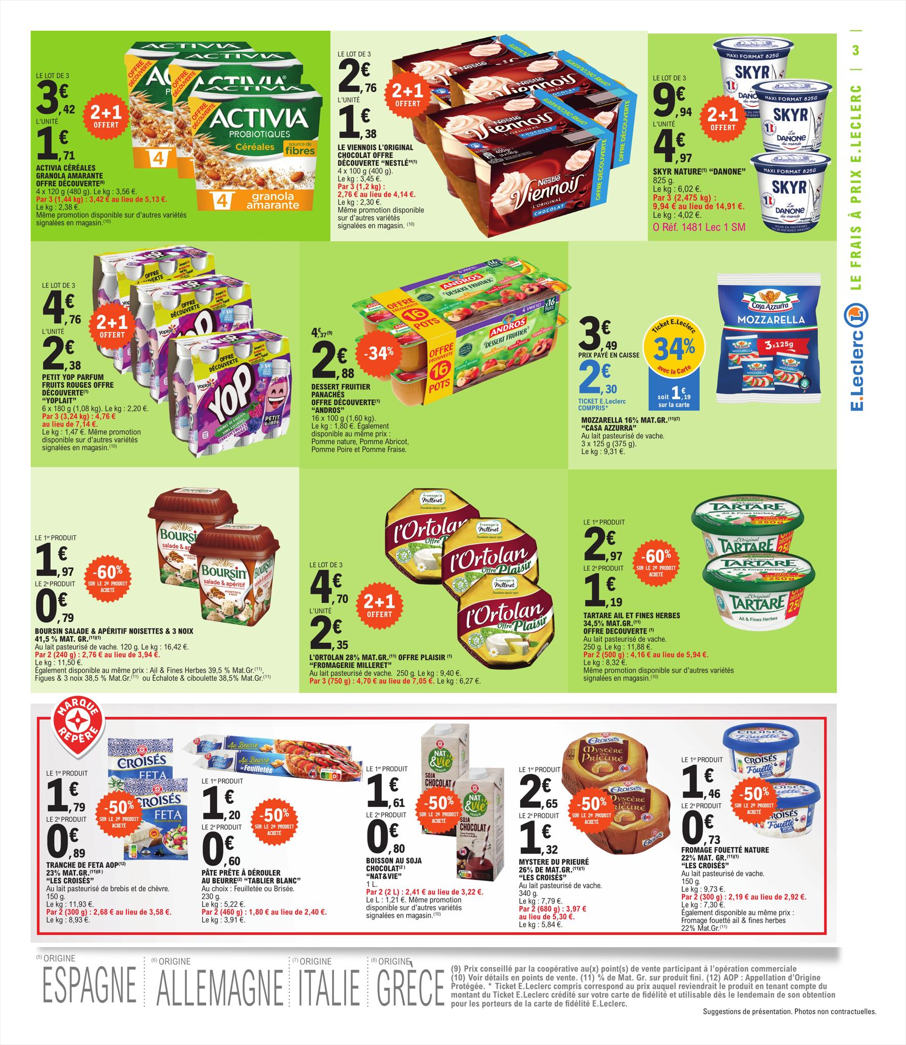 Catalogue E.leclerc 30 Mai – 11 Juin 2023 Page 3