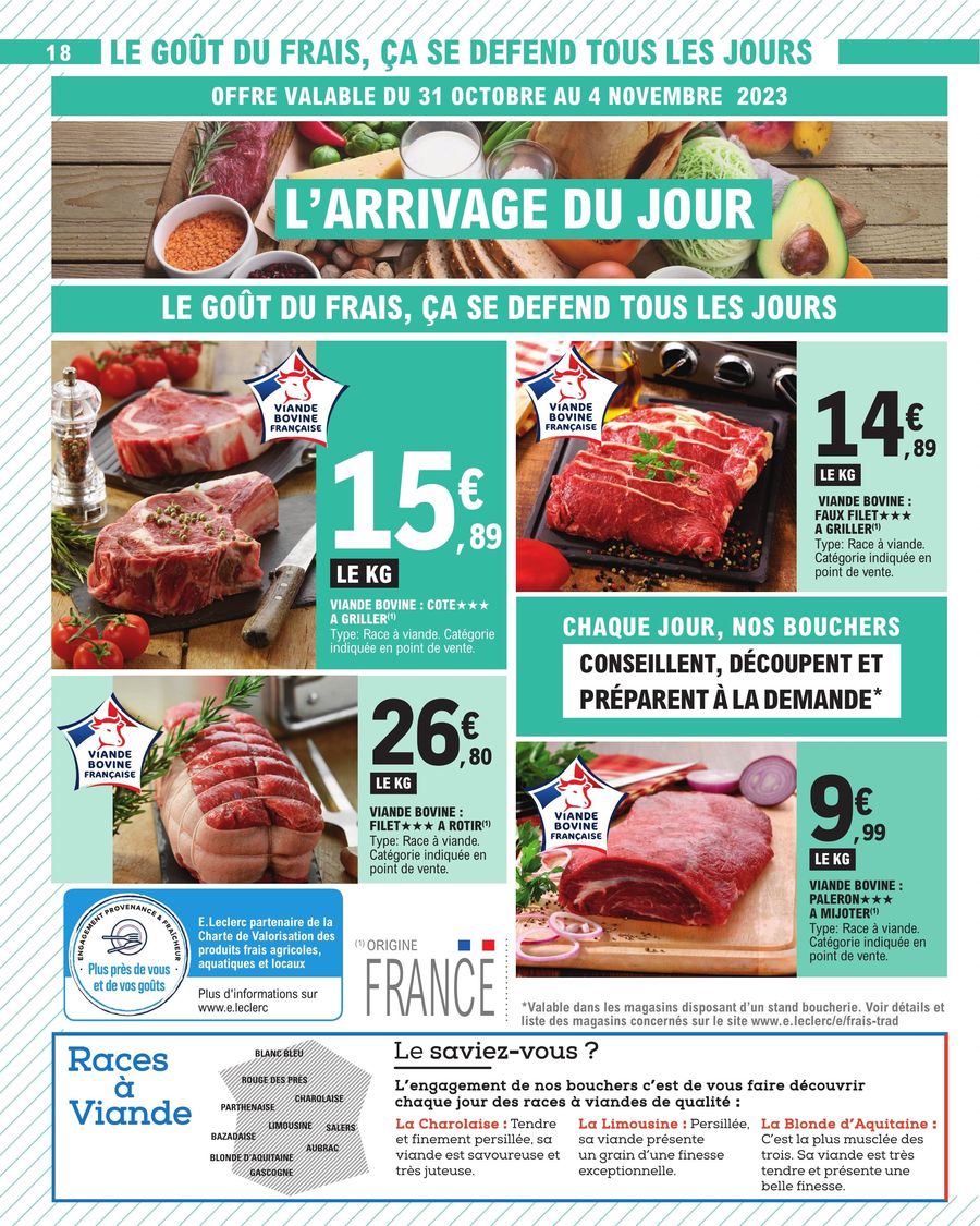 Catalogue E.leclerc 31 Octobre – 11 Novembre 2023 Page 18
