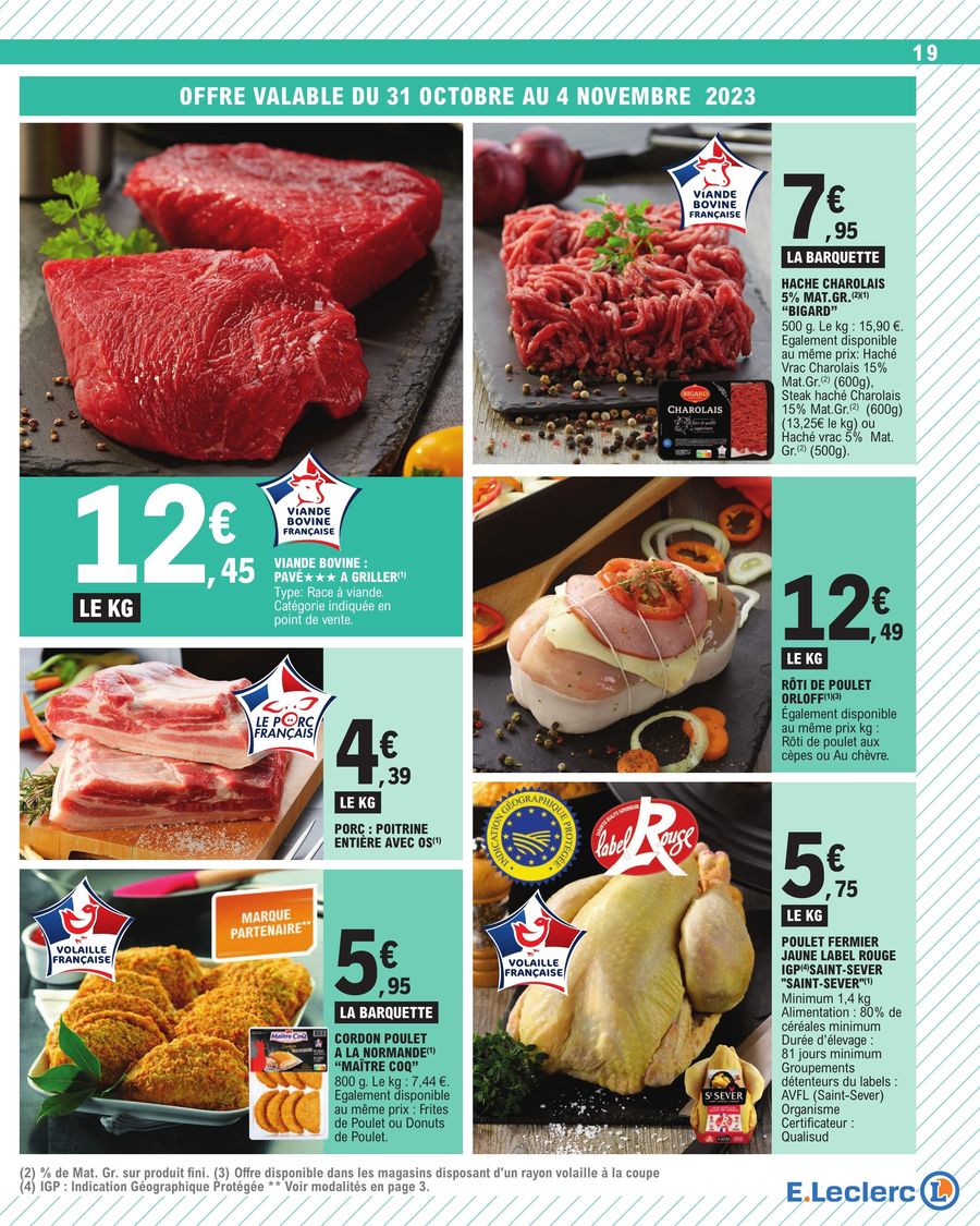 Catalogue E.leclerc 31 Octobre – 11 Novembre 2023 Page 19