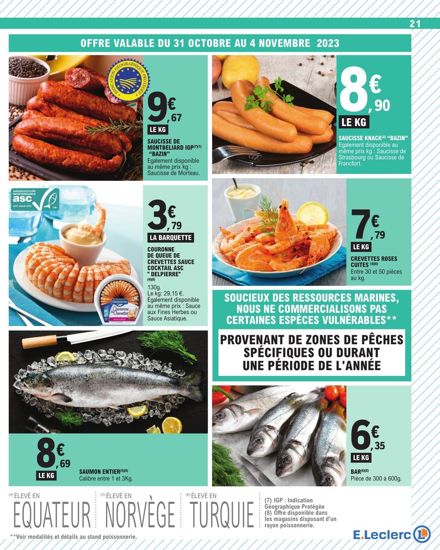 Catalogue E.leclerc 31 Octobre – 11 Novembre 2023 Page 21