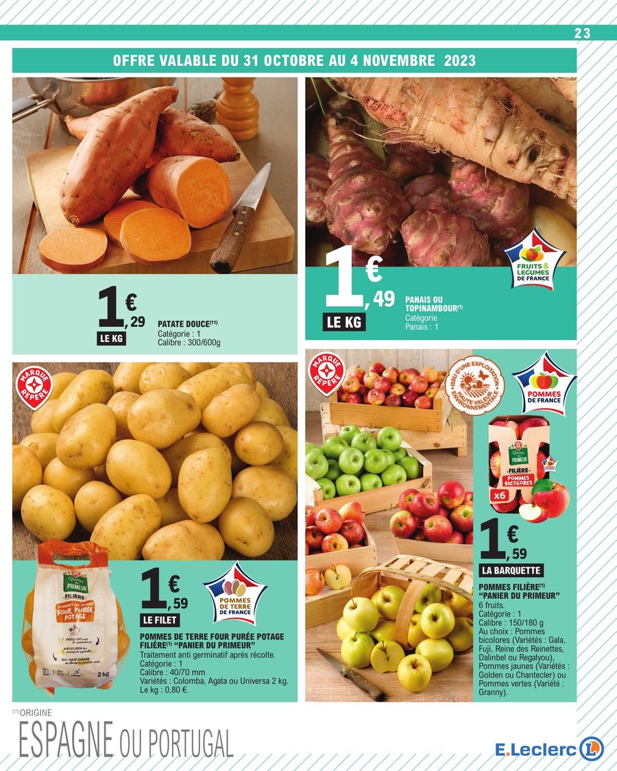 Catalogue E.leclerc 31 Octobre – 11 Novembre 2023 Page 23