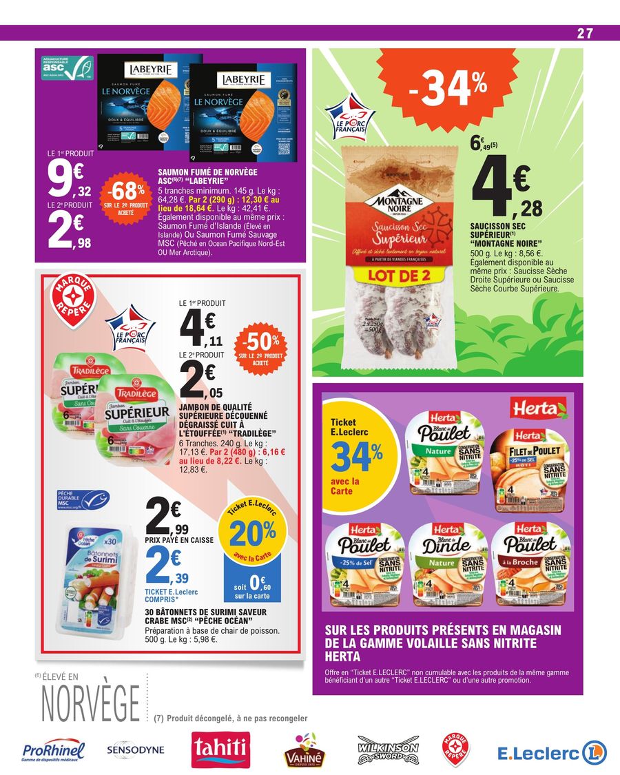 Catalogue E.leclerc 31 Octobre – 11 Novembre 2023 Page 27