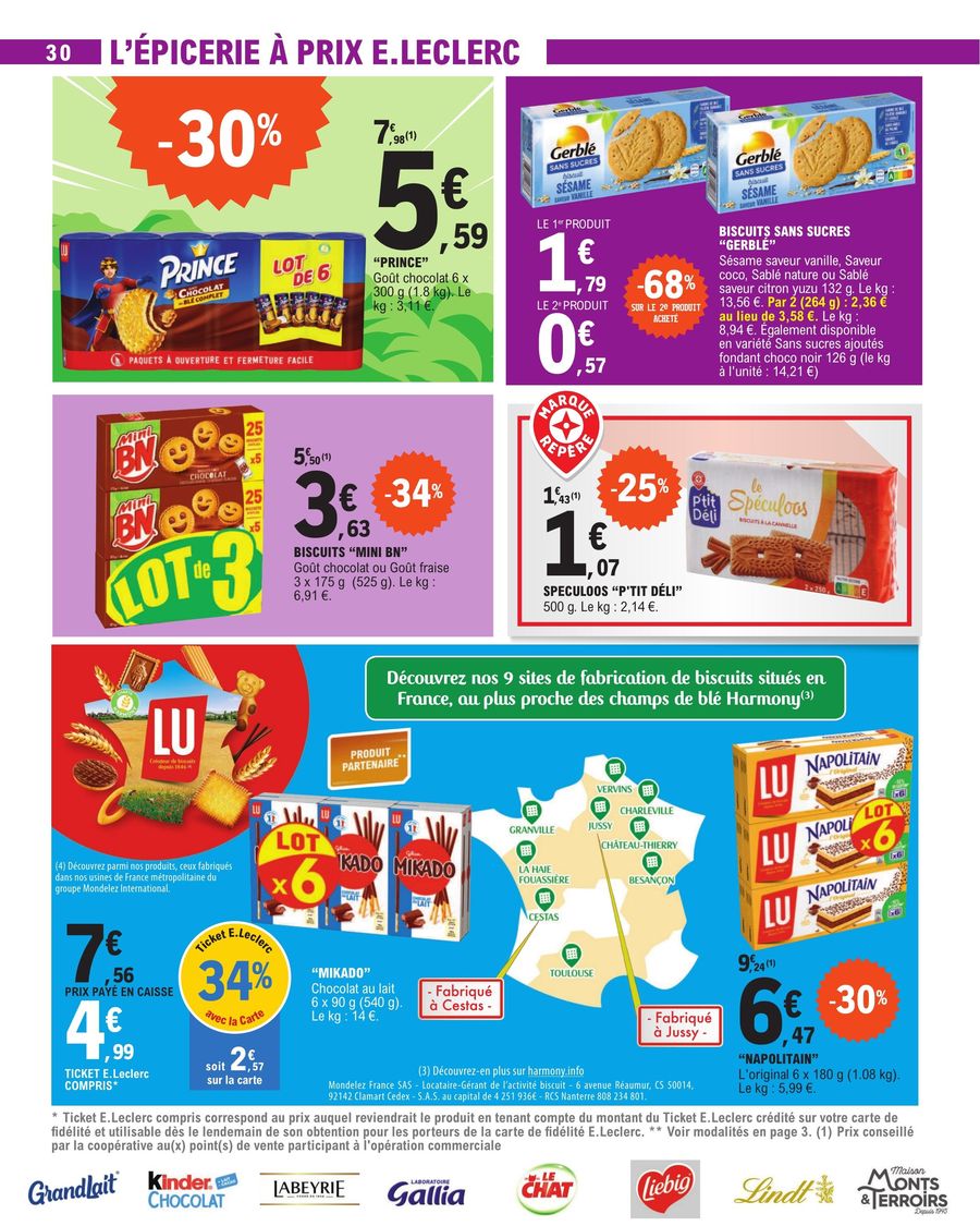 Catalogue E.leclerc 31 Octobre – 11 Novembre 2023 Page 30