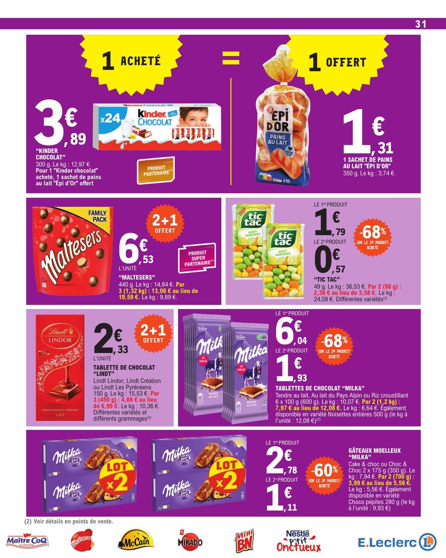 Catalogue E.leclerc 31 Octobre – 11 Novembre 2023 Page 31