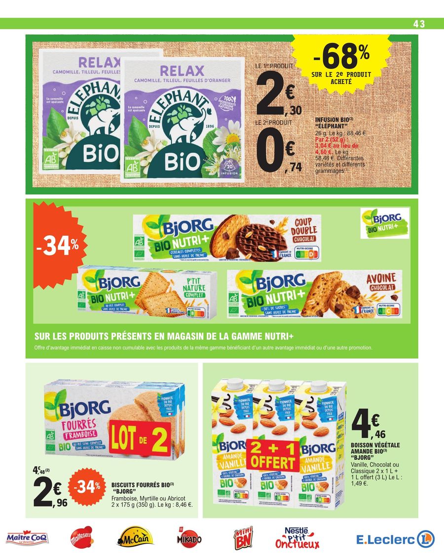 Catalogue E.leclerc 31 Octobre – 11 Novembre 2023 Page 43