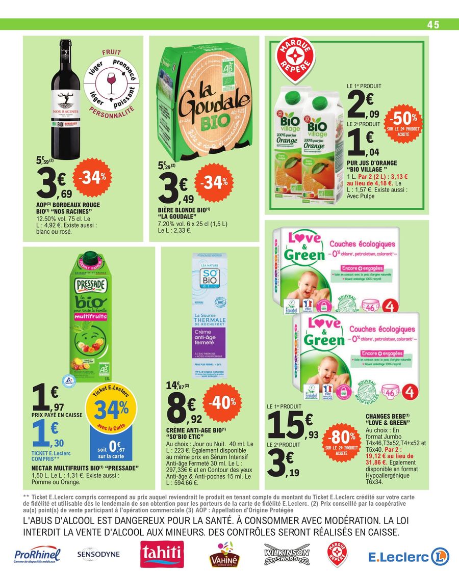 Catalogue E.leclerc 31 Octobre – 11 Novembre 2023 Page 45