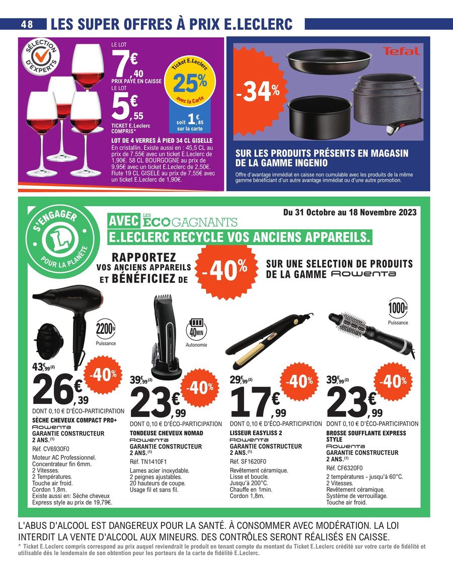 Catalogue E.leclerc 31 Octobre – 11 Novembre 2023 Page 48