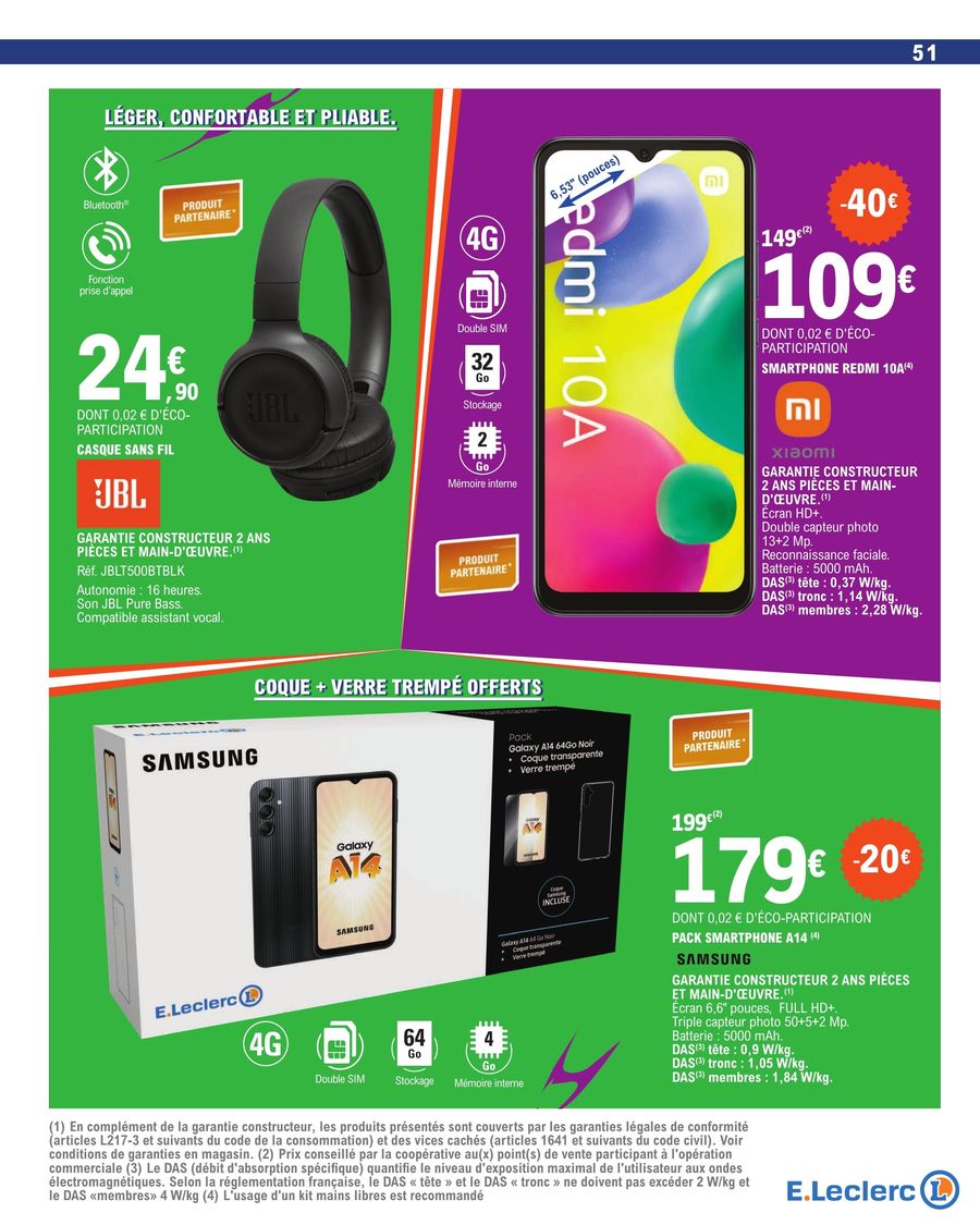 Catalogue E.leclerc 31 Octobre – 11 Novembre 2023 Page 51