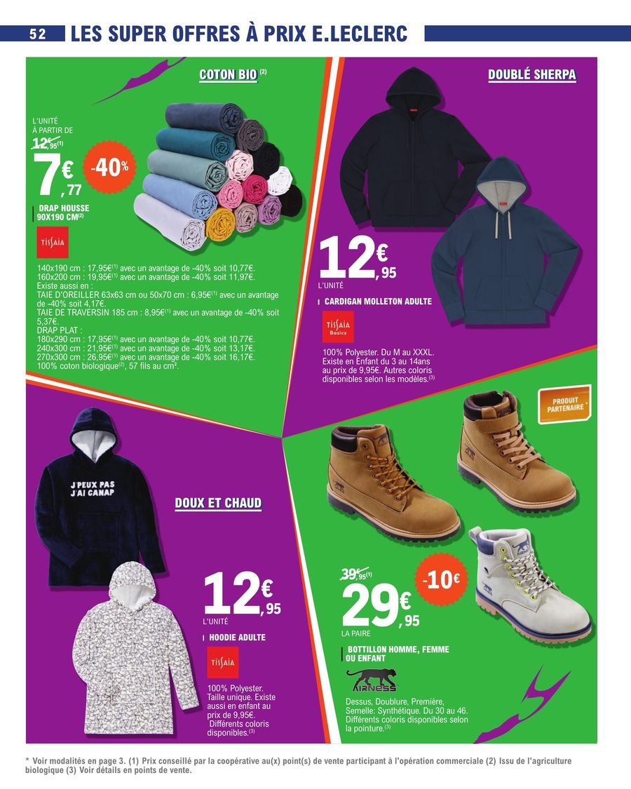Catalogue E.leclerc 31 Octobre – 11 Novembre 2023 Page 52