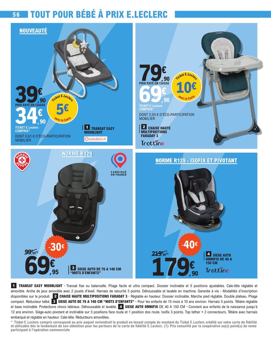 Catalogue E.leclerc 31 Octobre – 11 Novembre 2023 Page 56