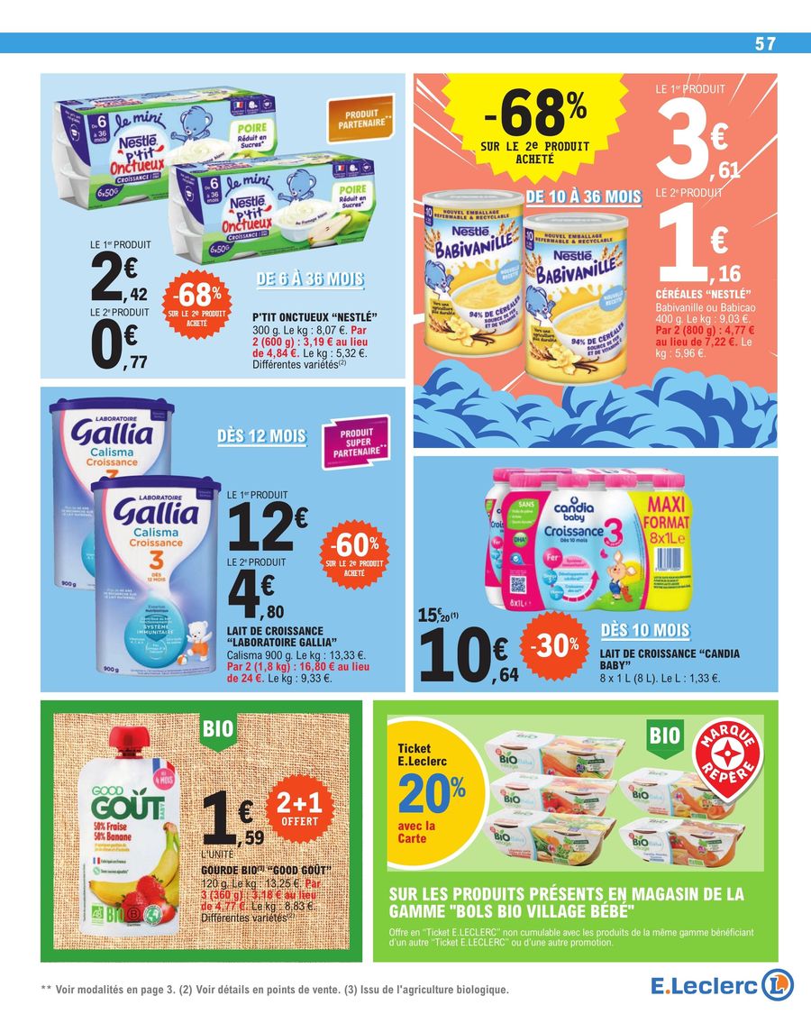 Catalogue E.leclerc 31 Octobre – 11 Novembre 2023 Page 57