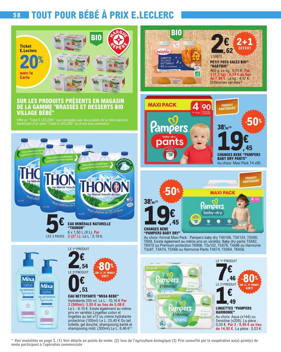 Catalogue E.leclerc 31 Octobre – 11 Novembre 2023 Page 58