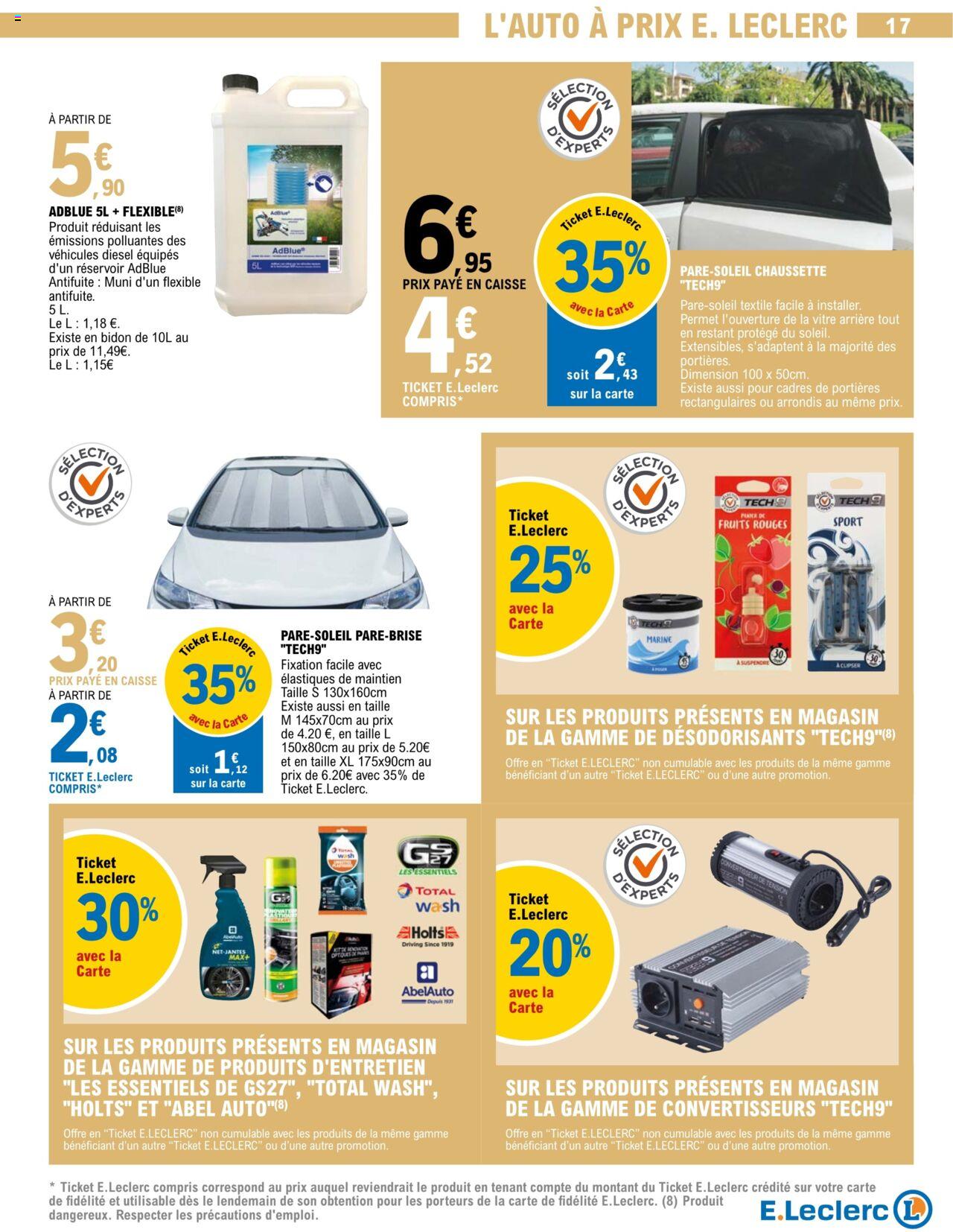 Catalogue E.leclerc 4 – 22 Juin 2024 Page 17