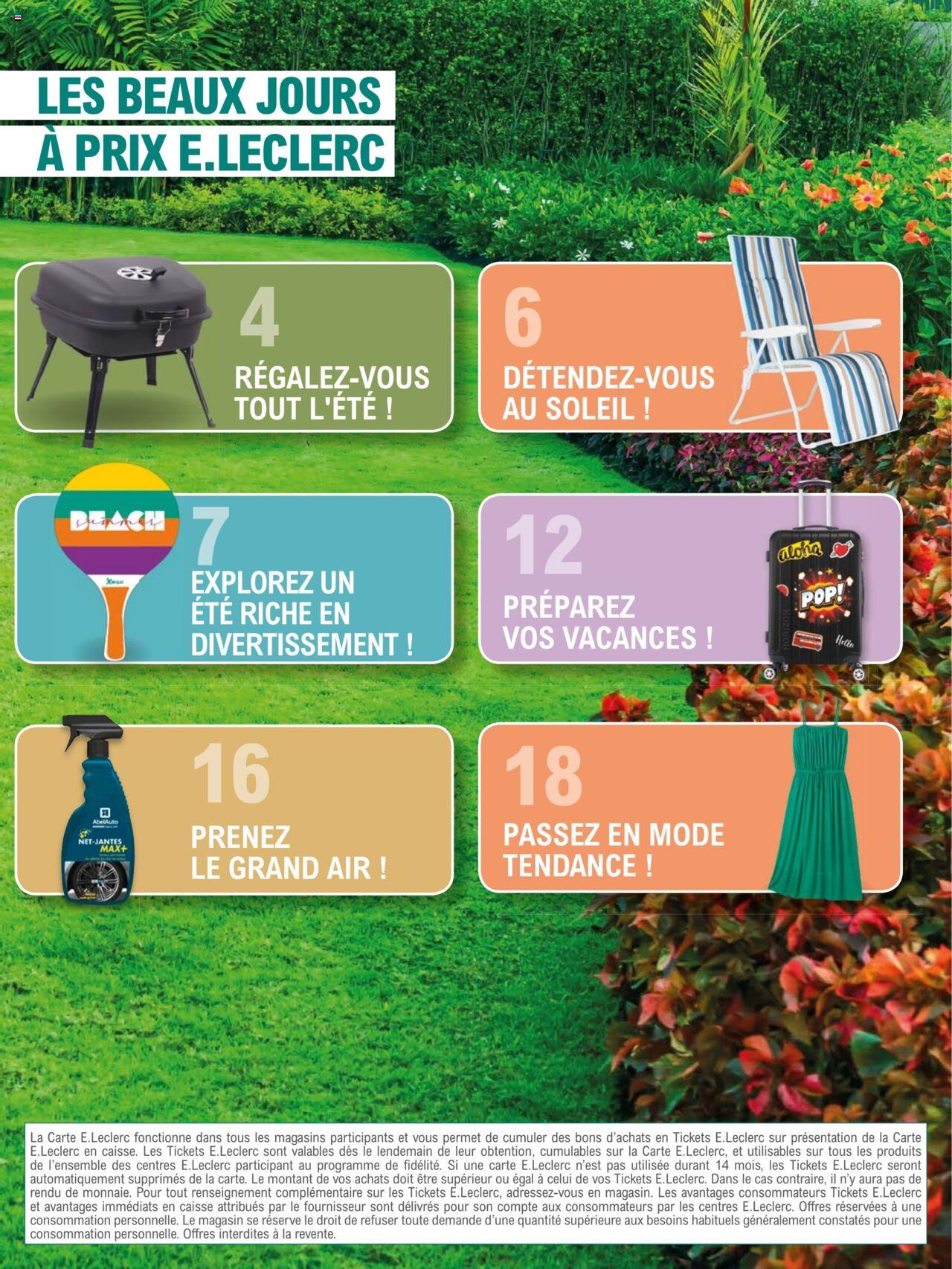 Catalogue E.leclerc 4 – 22 Juin 2024 Page 2
