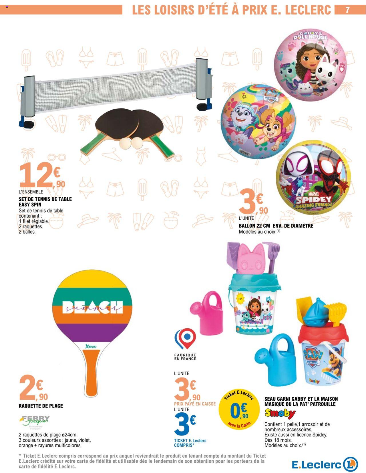 Catalogue E.leclerc 4 – 22 Juin 2024 Page 7