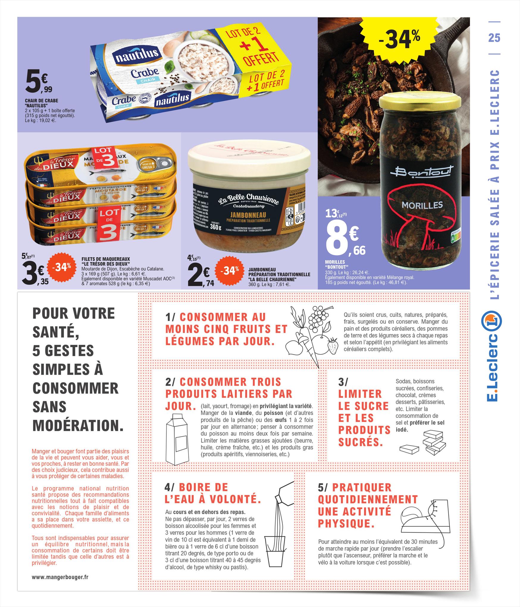 Catalogue E.leclerc 4 – 8 Avril 2023 Page 25