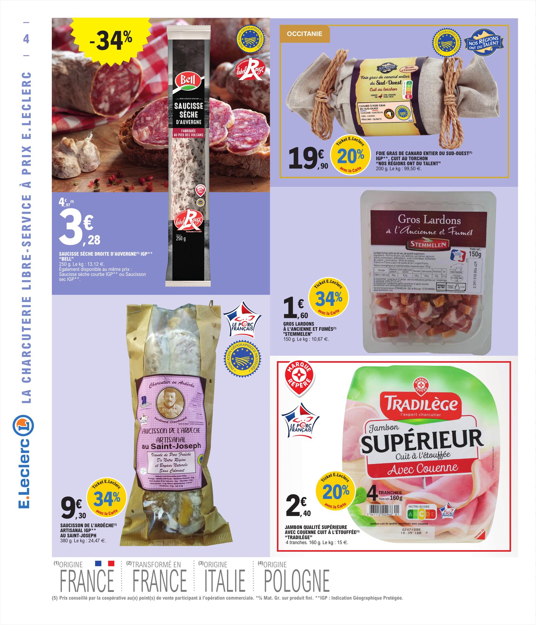 Catalogue E.leclerc 4 – 8 Avril 2023 Page 4