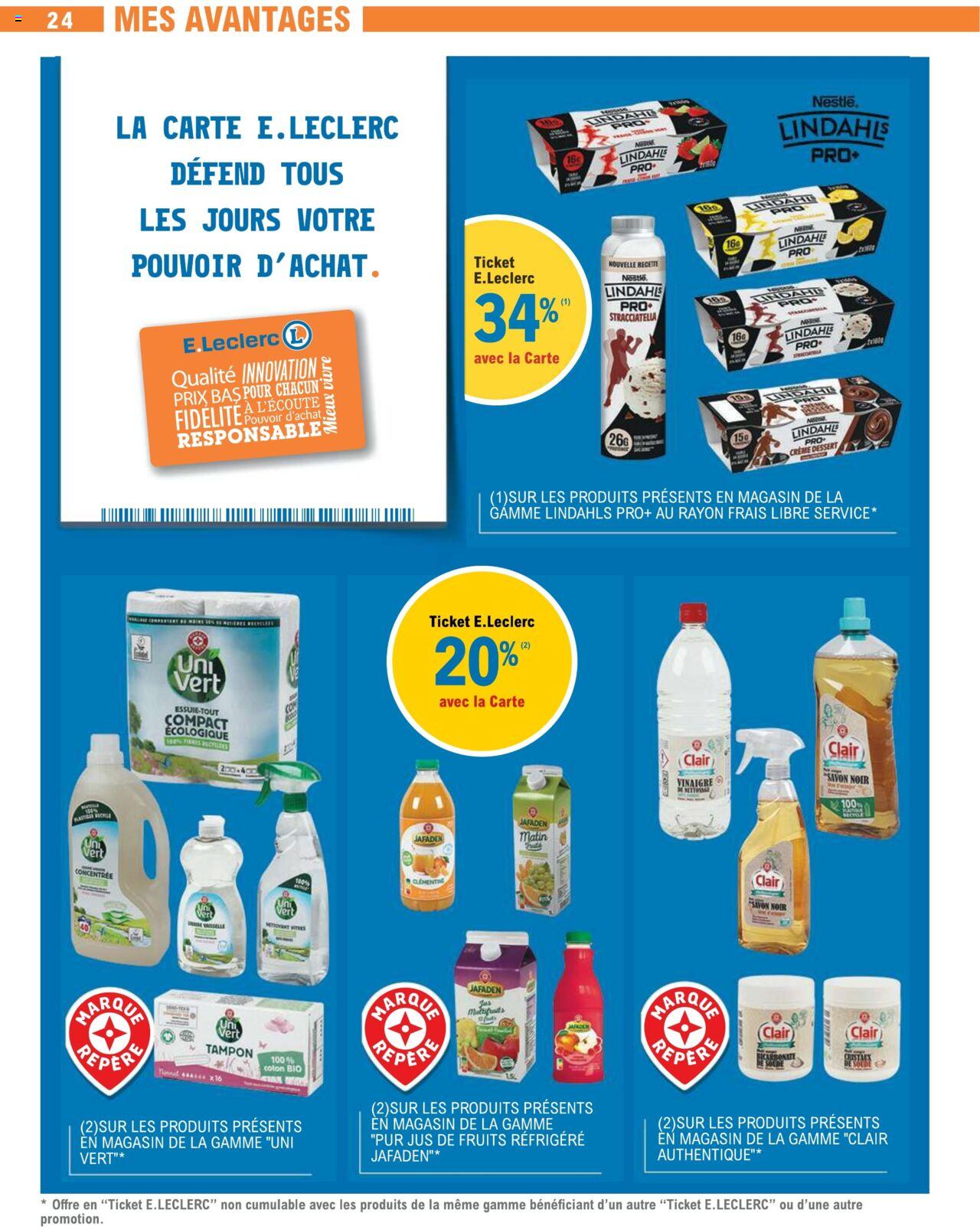 Catalogue E.leclerc 5 – 16 Mars 2024 Page 24