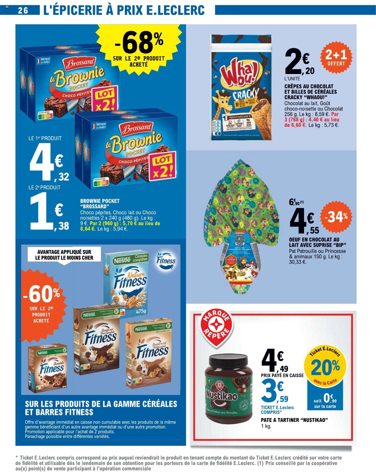 Catalogue E.leclerc 5 – 16 Mars 2024 Page 26