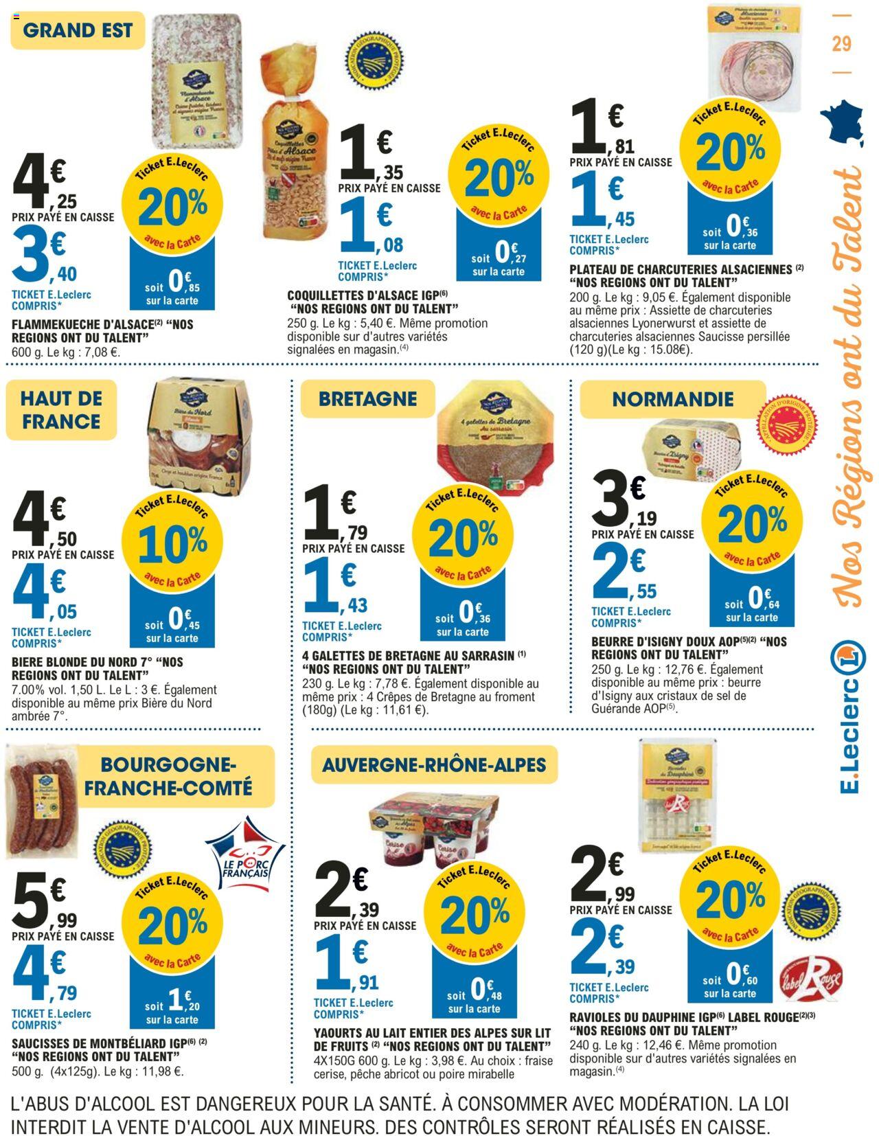 Catalogue E.leclerc 5 – 16 Mars 2024 Page 29