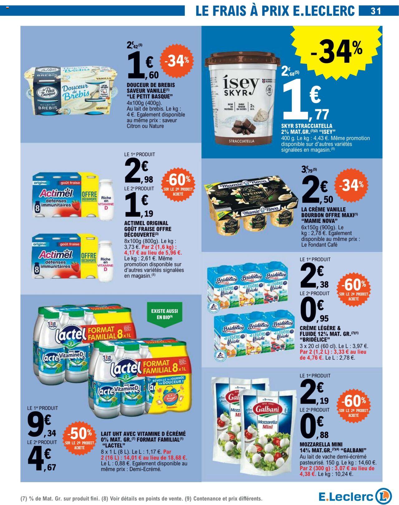Catalogue E.leclerc 5 – 16 Mars 2024 Page 31